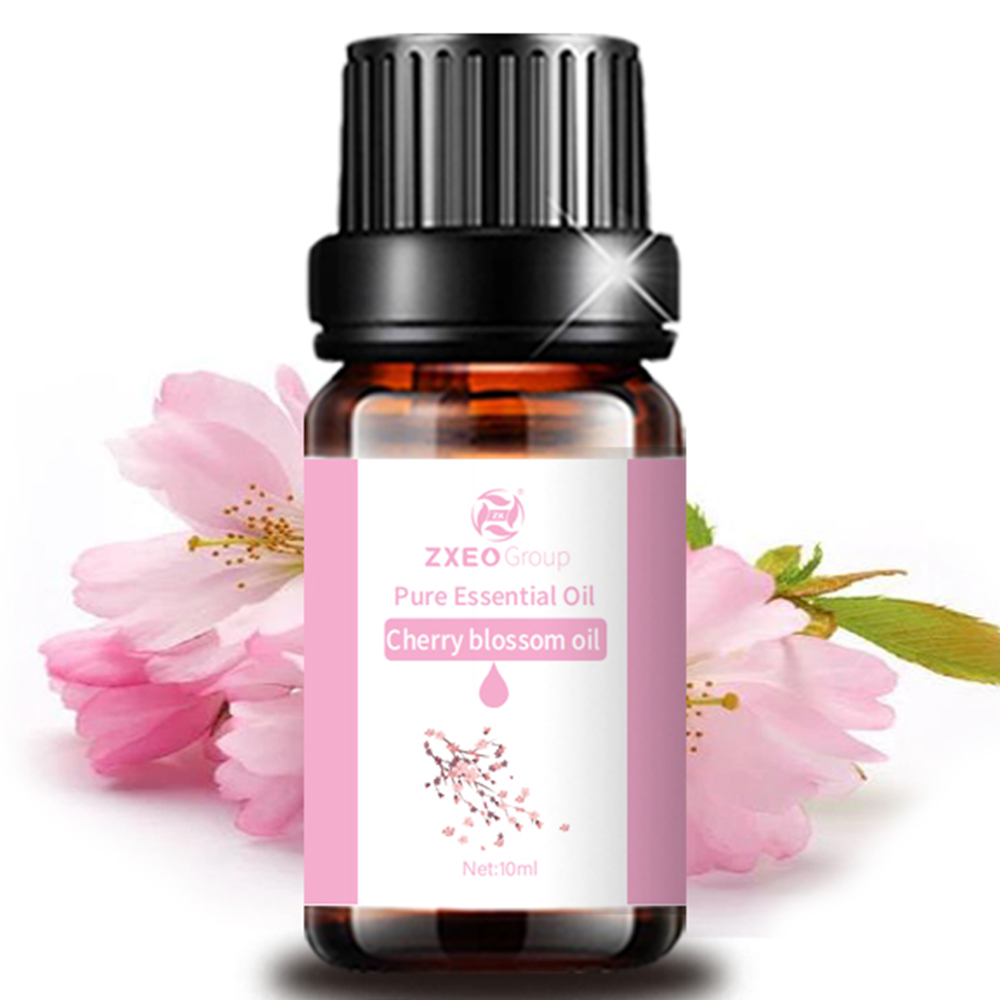 Óleo essencial de flor de cerejeira para aromaterapia com massagem na pele