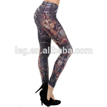 Tutankhamun Tribute Printed Leggings