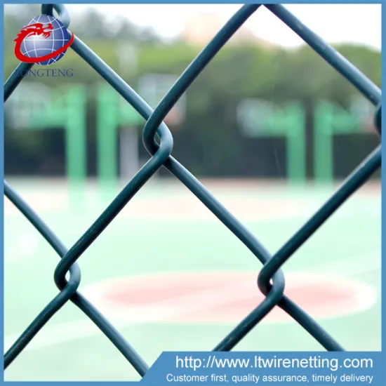 2016 hot sale galvanized heavy chain link fence