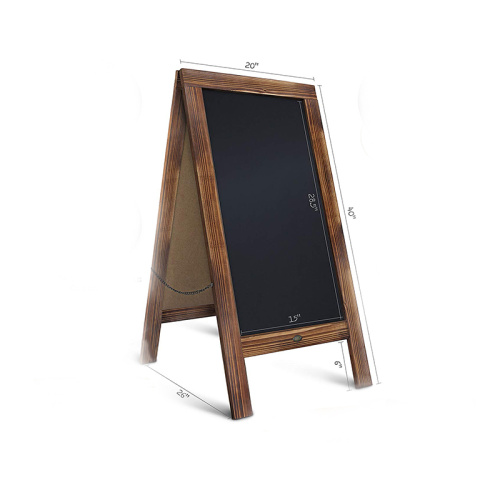 Rustic Outdoor A-Frame Standing ChalkBoard Sign