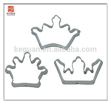 CU-121 good design 3 Piece Crown Party Cookie Cutters Set