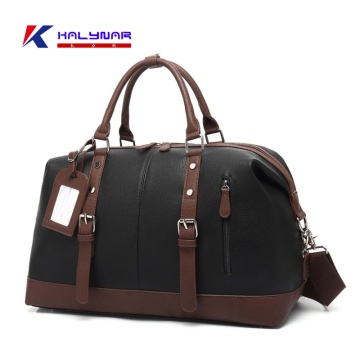 Moda Vintage Italian Leather Duffel Bags para o homem