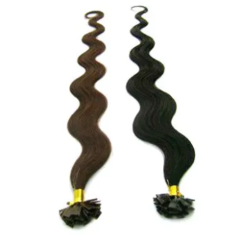 Keratin Hair Extensions, Weighs 100g/Piece