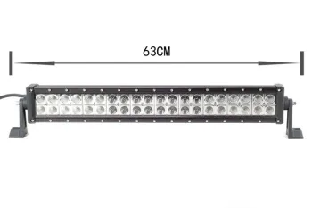 21.5 Inch 120w Auto Atv Led Light Bar 8400lm / Led Vehicle Light Bar With Aluminum Housing