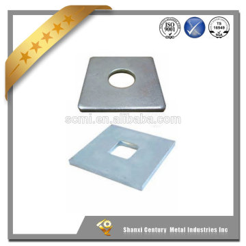 Hot sale low price China fastener manufaturer galvanized square washer