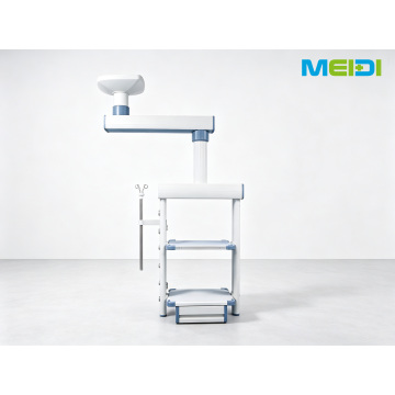 Single‑Arm Motorized Anesthesia Pendant, Ceiling‑Mounted Operating Room Anesthesia Tower, High‑Strength Aluminum Alloy