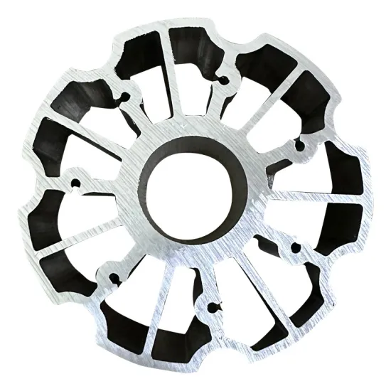 Aluminum profiles for street lamp radiators