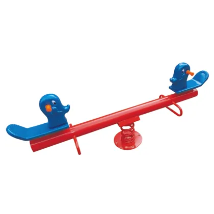 Children's Metal Spring Seesaw for Outdoor Play