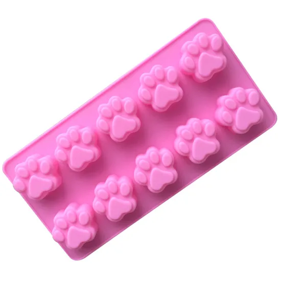 Cartoon Kitten Paws Silicone Soap Mold for Cold Process Soap and Baking