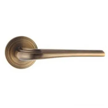 Zinc rose door handle, made of zinc-alloy