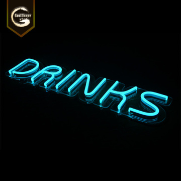 Customized Neon Letter Logo Number Sign