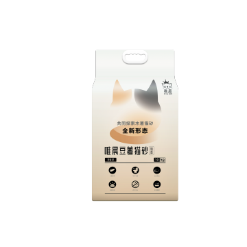 Arena para gatos Vicen Tofu 10kg Nueva forma de columna corta