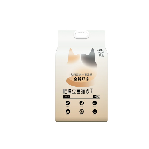 Arena para gatos Vicen Tofu 10kg Nueva forma de columna corta