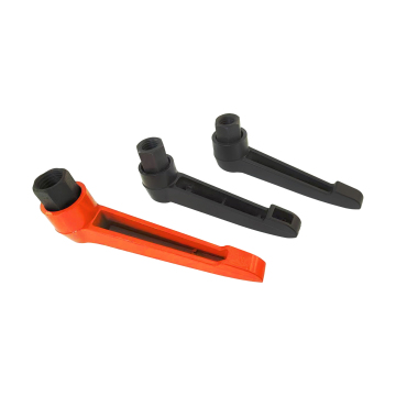 Zinc Alloy Black Adjustable Locking Handle - Hexagonal Head Metric Female Thread
