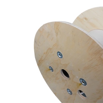 plywood spool with PVC tube