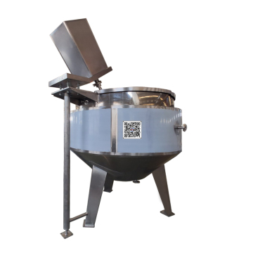 Large Capacity Oblique Stirring Jacketed Kettle for Kitchen Machinery
