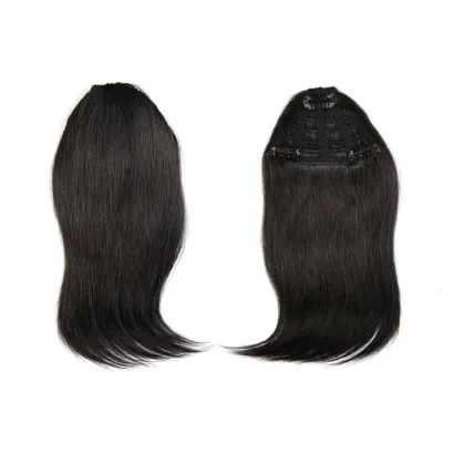Super Natural Detachable Weave Straight Remy Brazilian Clip-in Bangs Human Hair Fringes