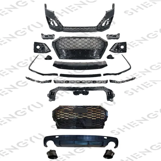 Upgrading Audi Q5 2021-2023 to RSQ5: Front Bumper, Grille, Rear Diffuser, and Tail Throat Kit
