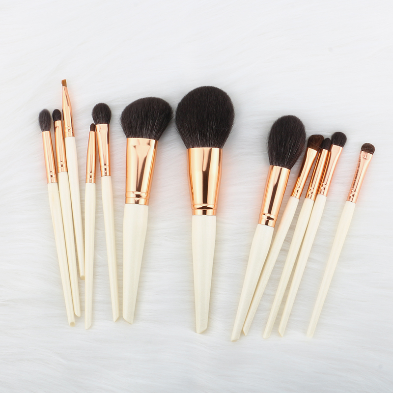 12pcs goat hair makeup brush