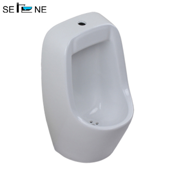 Petit urinoir en céramique mural blanc pour salle de bain
