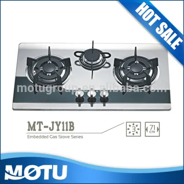 2016 high efficiency build in stainless steel gas hob