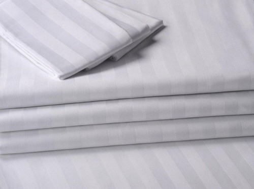 Hotel White Cotton Bedding Set