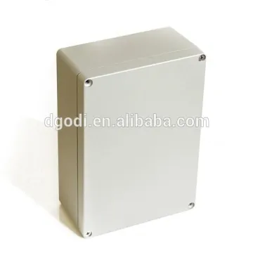 small square shape motorcycle aluminum box