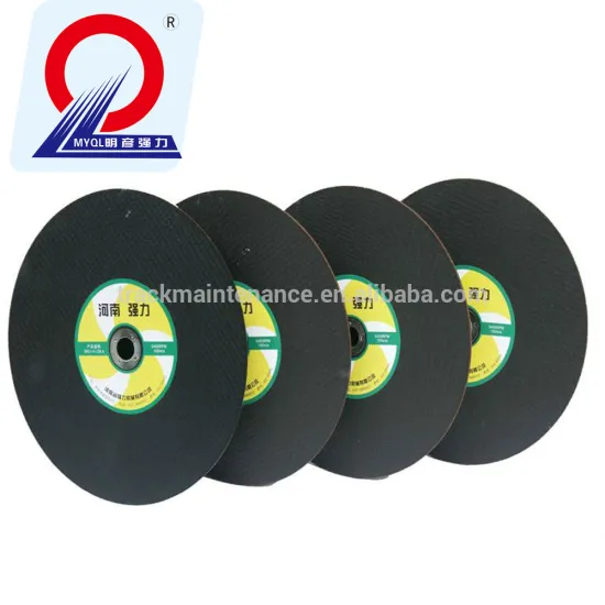 abrasive cutting disc manufacture