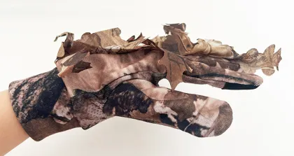 3D Leaf Camo Hunting Gear: Customize Field Gloves for Outdoor