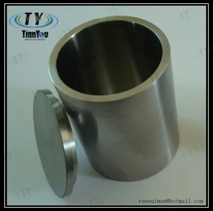 Tungsten crucible for sapphire crystal growthing crucible