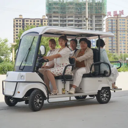 Quality Electric Four-Wheel Sightseeing Cars and Golf Carts
