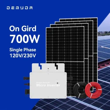 1200w-2800w On-Grid Photovoltaic System Kit for Home Roof Solar Power