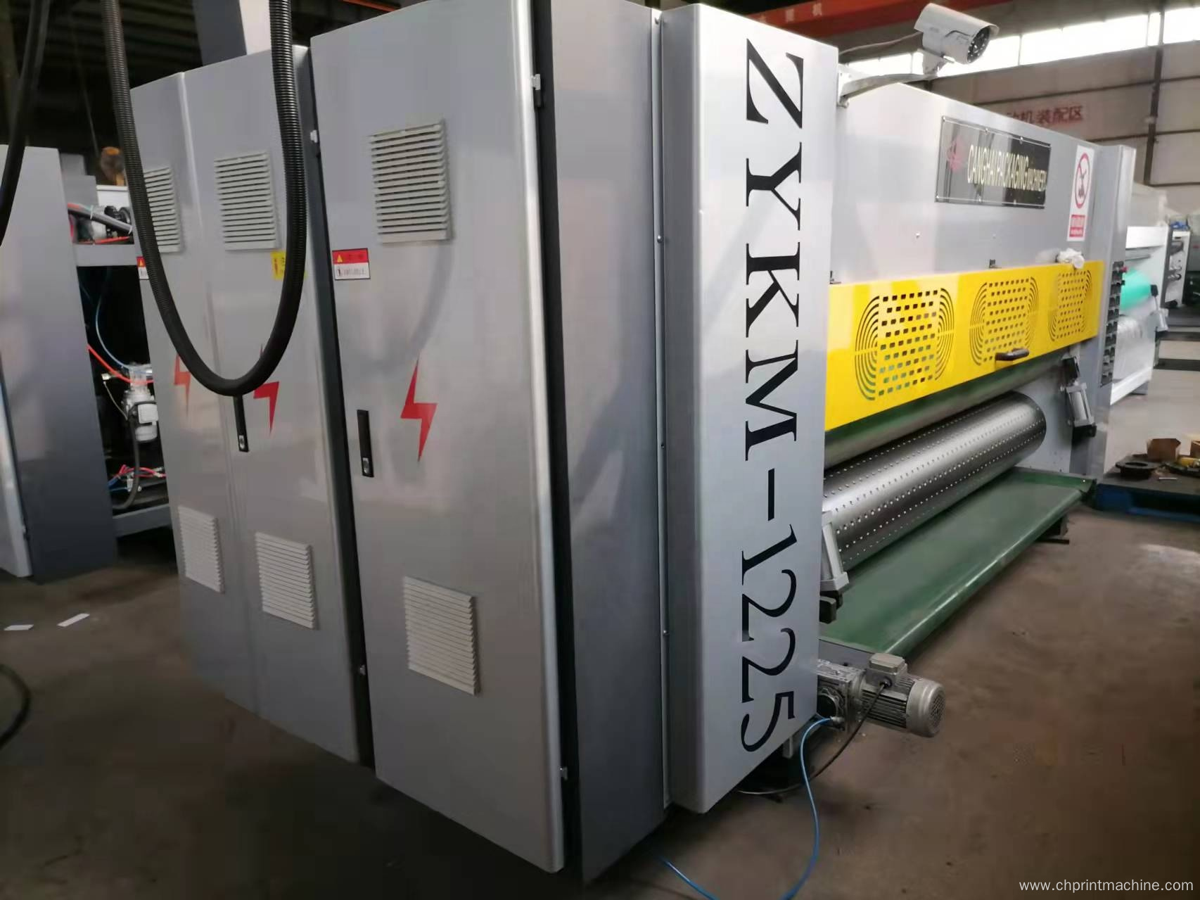 4 color flexo printing slotting die cutting machine