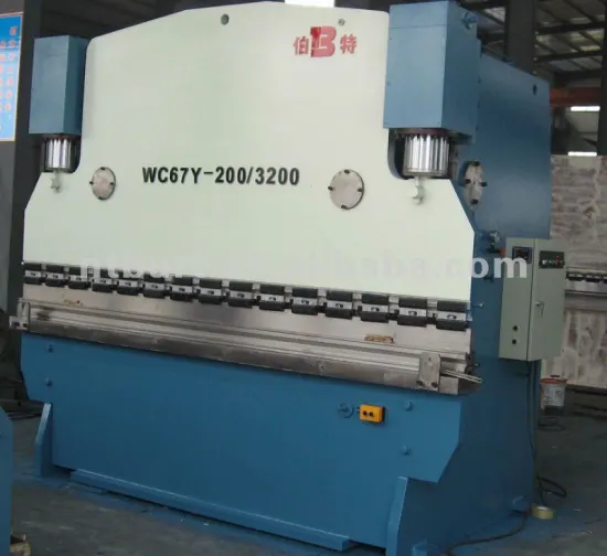 Hydraulic steel plate bender machine