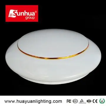 Golden  Ring Cover High Luminous Flux  LED Ceiling light SMD2835