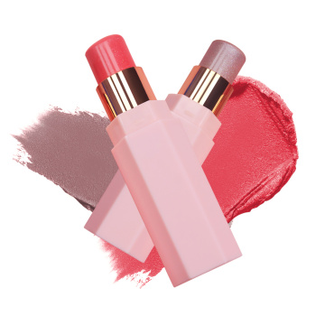 Private Label Vegan Contour Highlighter Stick - Cheek Velvet Shimmer Cream Blush