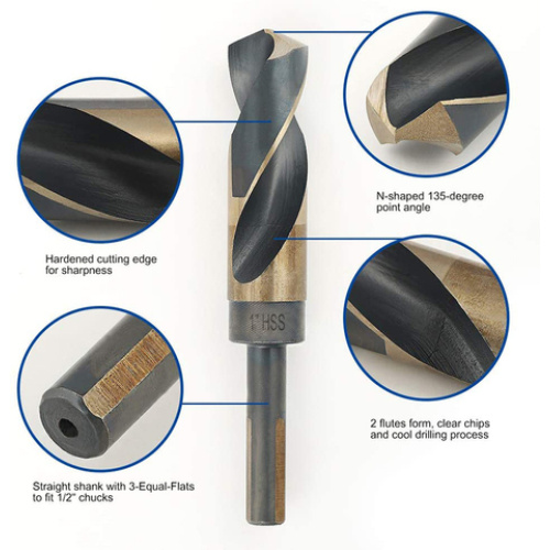 HSS Metal Steel Reduced Shank Twist Drill Bits