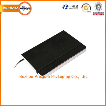 Leather hardcover recycled paper notebook