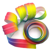 Rainbow nylon zamek błyskawiczny nr 5 ciągły nylonowy zamek błyskawiczny