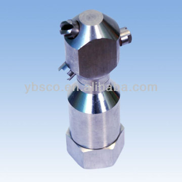 Fluid-driven rotating water spay jet nozzle/ Constant speed nozzle