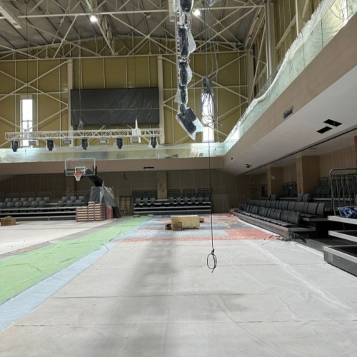 Automatic Retractable Bleacher Seating System