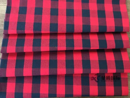 Yarn Dyed Cotton Double Face Check Shirt Fabrics