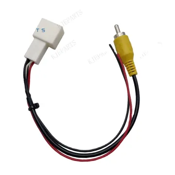 Custom 4 Pin Connector Adapter Automotive Reverse Video Cable Wiring Harness for Car Audio
