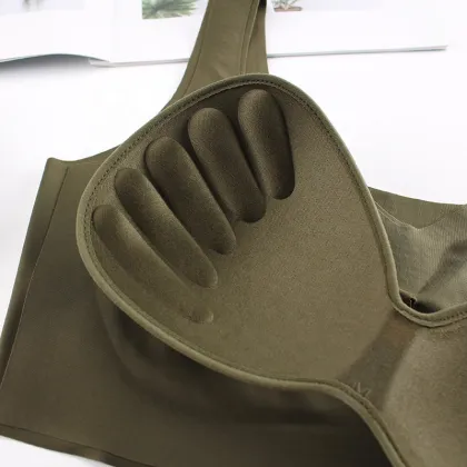 Seamless Ice Silk Wireless Padded Bra for Women - Sexy Sleep and Sport Bra