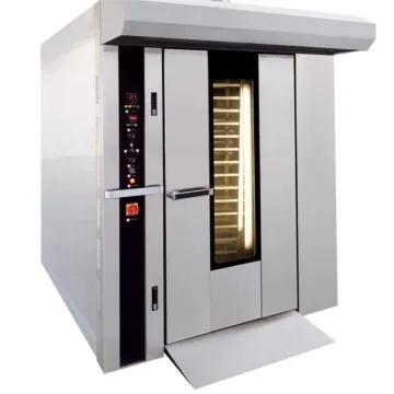 Gas Diesel Electric Industrial Rotary Oven for Bakery Sale Bread Baking, Italy Commercial 8 16 32 64 Trays Rack Rotary Oven Price
