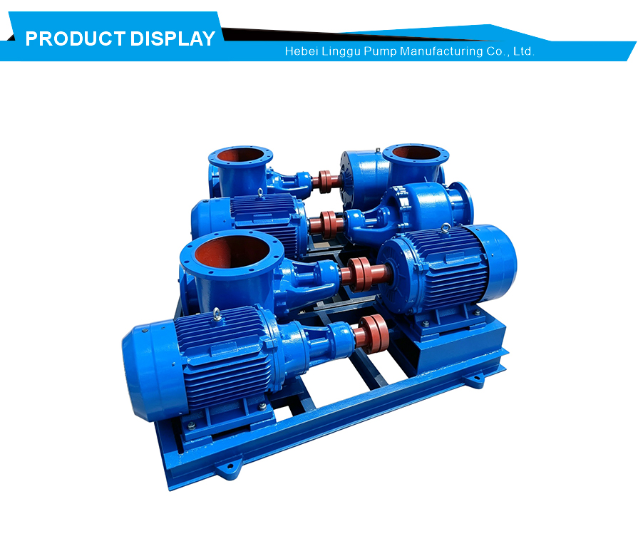 Large capacity mixed flow pump