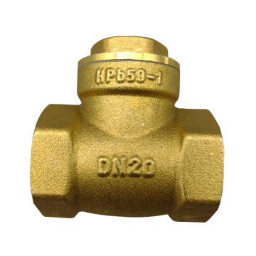 Mosiężne poziome zawór kontrolny żeński gwint 1/2 "-4"