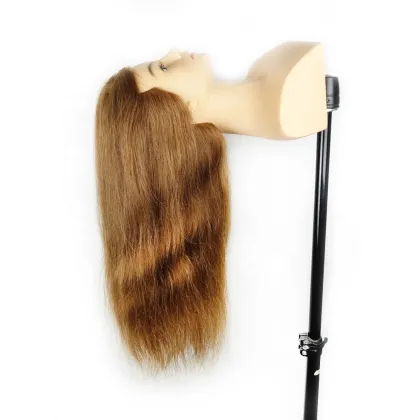 Wholesale human hair mannequin head with shoulders,training head with shoulders for hairdresser