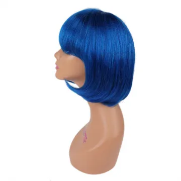 Wholesale Bob Style Short Wig Brazilian Lace Front Wig Virgin Human Hair Bob Wigs For Black Women