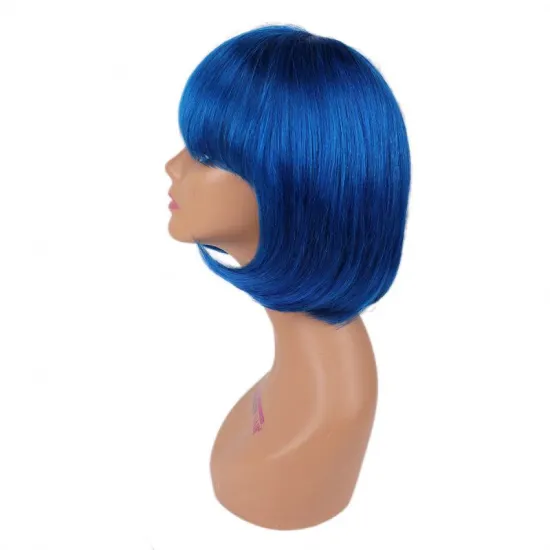Wholesale Bob Style Short Wig Brazilian Lace Front Wig Virgin Human Hair Bob Wigs For Black Women